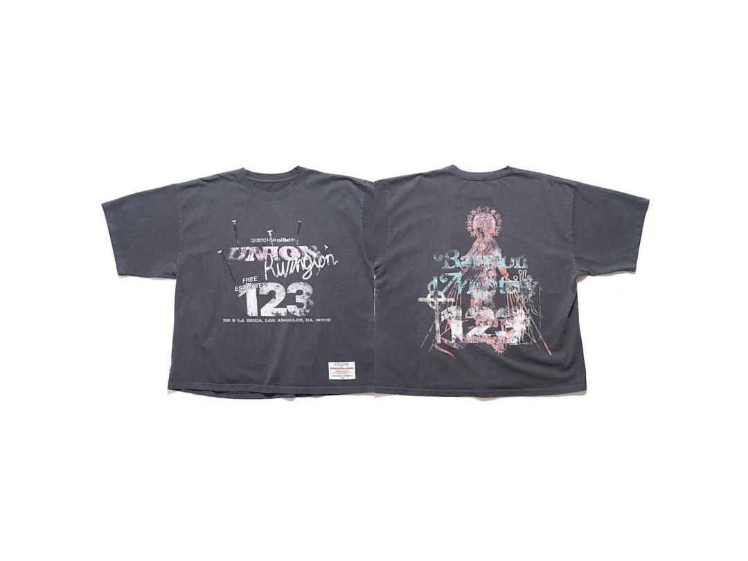 RRR123 Union 123 Babylon Mystery Oversized Graphic Tee