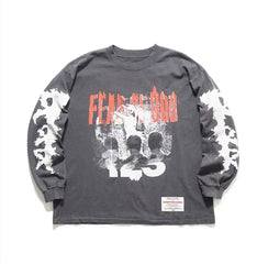 RRR123 Fear Of God Enemy 123 Graphic Oversized L/S Tee