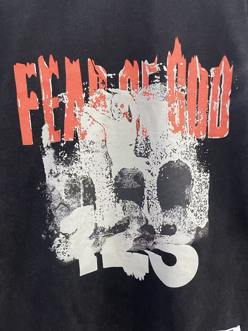 RRR123 Fear Of God Enemy 123 Graphic Oversized L/S Tee
