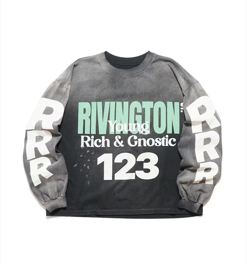 RRR123 Rivington Young Rich Gnostic 123 Long‑Sleeve Tee