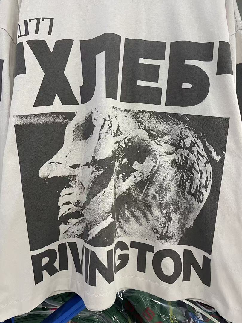 RRR123 Rivington SU77 ХЛЕБ Graphic Print Oversized Long‑Sleeve Tee