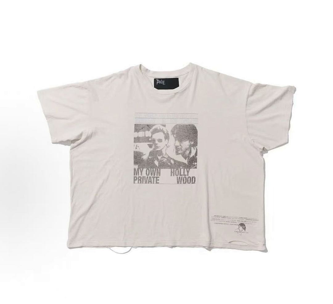 Play Hollywood My Own Private Hollywood Photo‑Print Cropped Tee