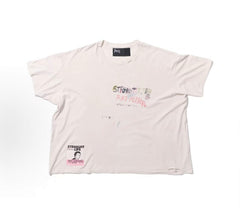 Play Hollywood Strange Time Art Pepper Hand‑Doodle Cropped Tee