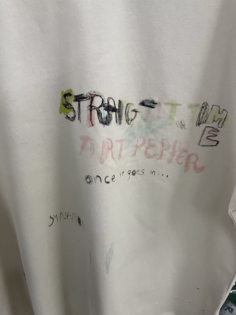 Play Hollywood Strange Time Art Pepper Hand‑Doodle Cropped Tee
