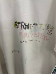 Play Hollywood Strange Time Art Pepper Hand‑Doodle Cropped Tee