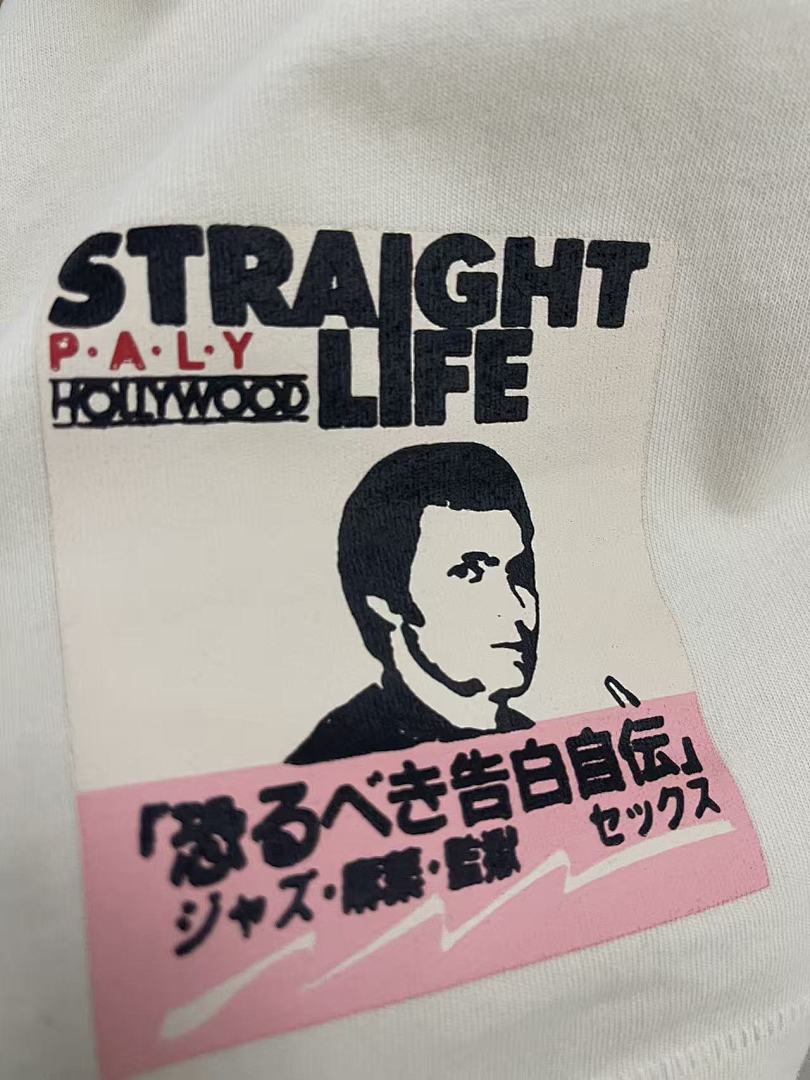 Play Hollywood Strange Time Art Pepper Hand‑Doodle Cropped Tee