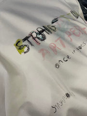 Play Hollywood Strange Time Art Pepper Hand‑Doodle Cropped Tee