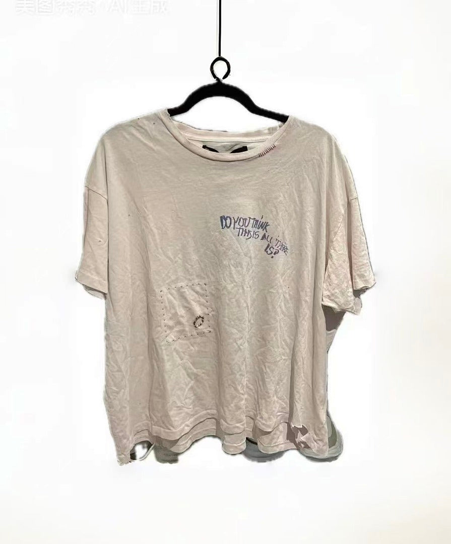 Play Hollywood Elvis Mon Amor Portrait Distressed Vintage Tee
