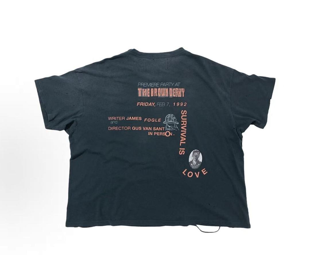Play Hollywood Satan's Sandbox Movie‑Print Distressed Cropped Tee