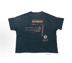 Play Hollywood Satan's Sandbox Movie‑Print Distressed Cropped Tee