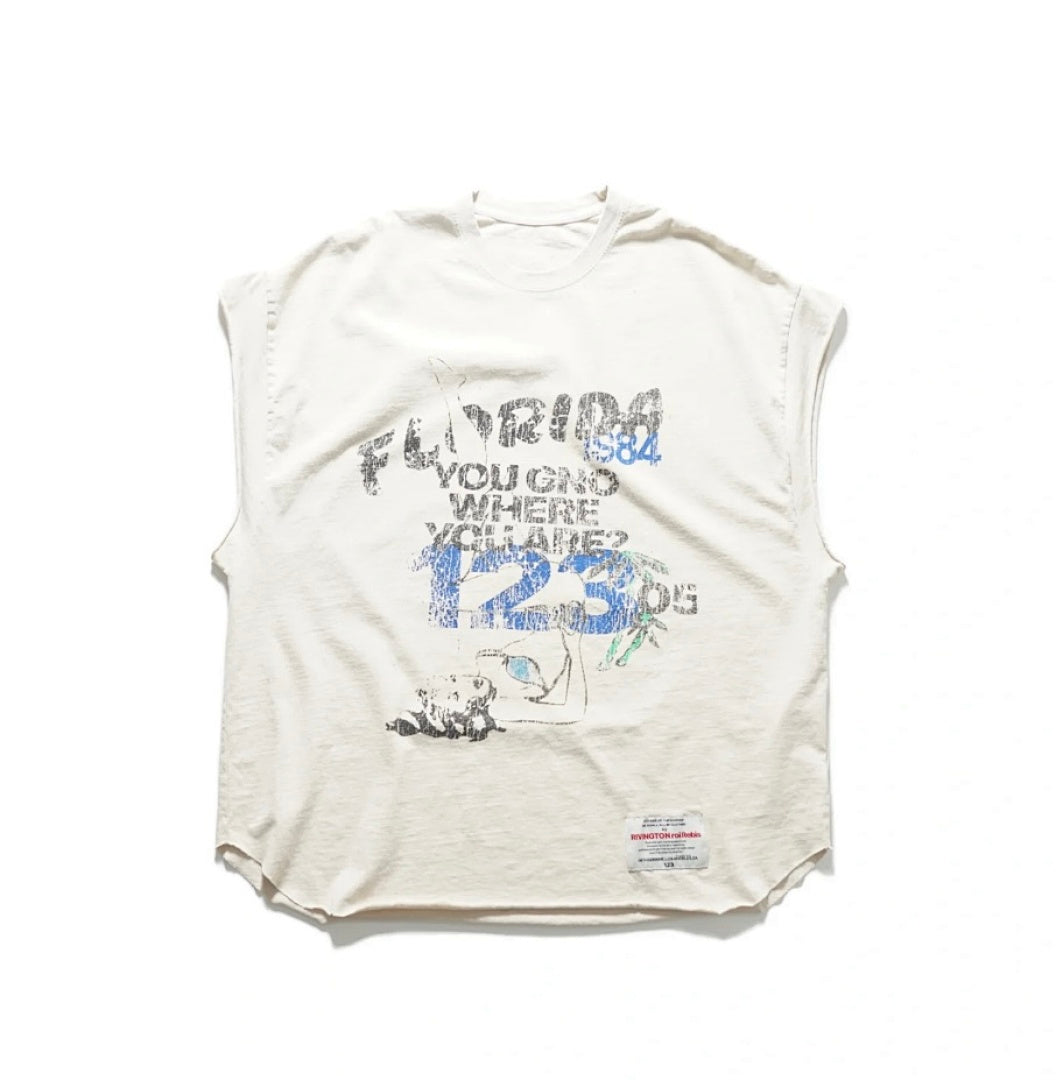 RRR123 Rivington Florida Garden 123 Sleeveless Tank Top