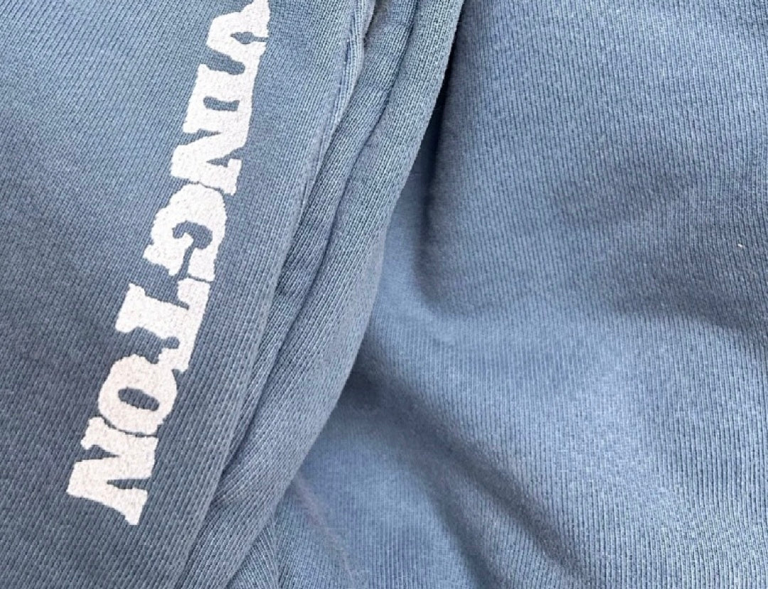 RRR123 Rivington 24 Ghost Print Raw‑Edge Sweat Shorts