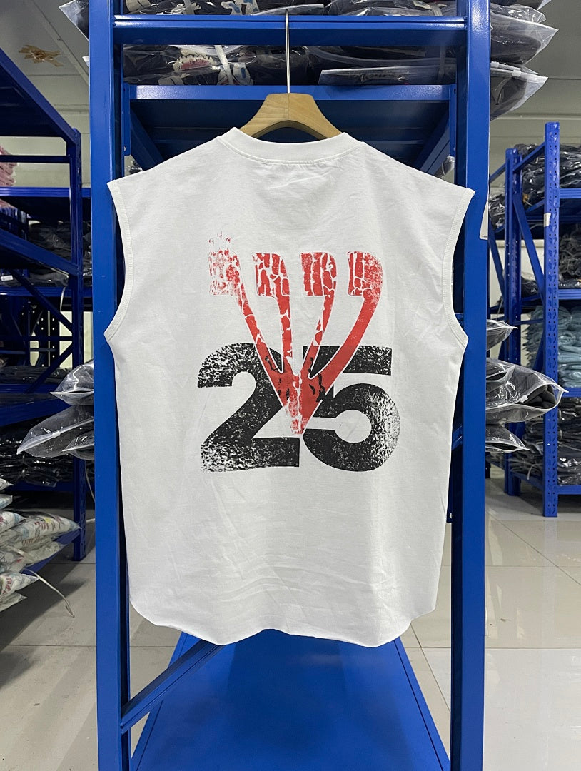 RRR123 Rivington Big‑R Signature Print Oversized Tank Top