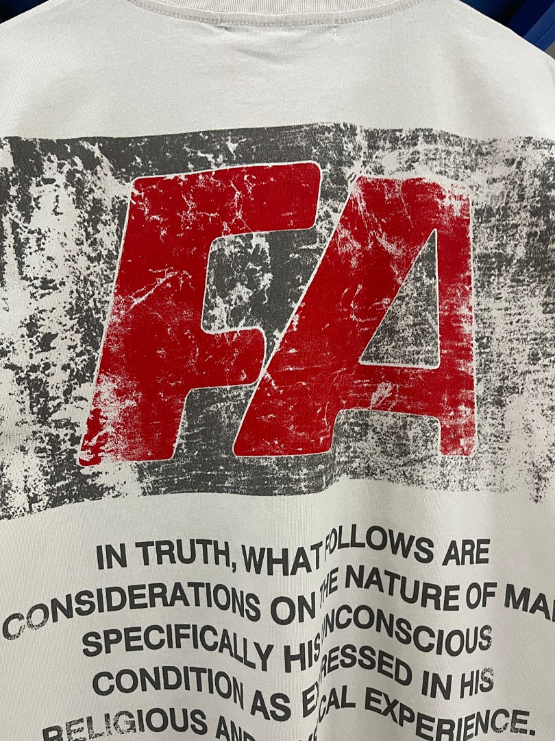 RRR123 Rivington Big‑R FA Slogan Oversized Graphic Tee