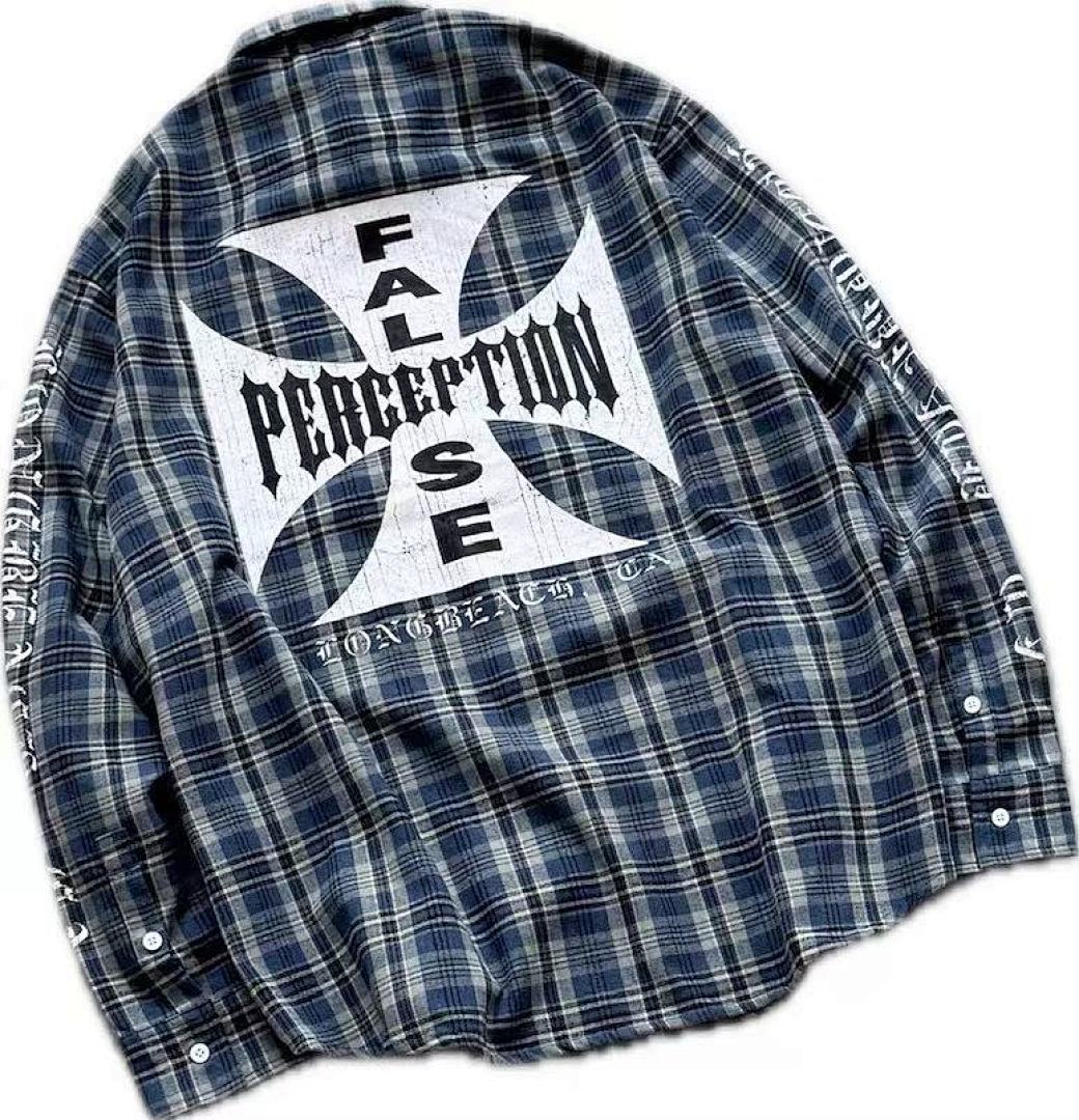Street Ace False Perception Cross Plaid Shirt