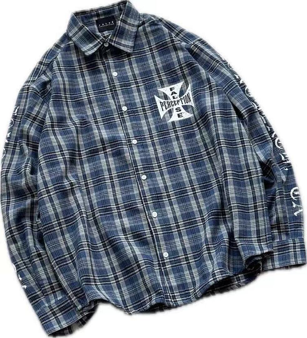 Street Ace False Perception Cross Plaid Shirt