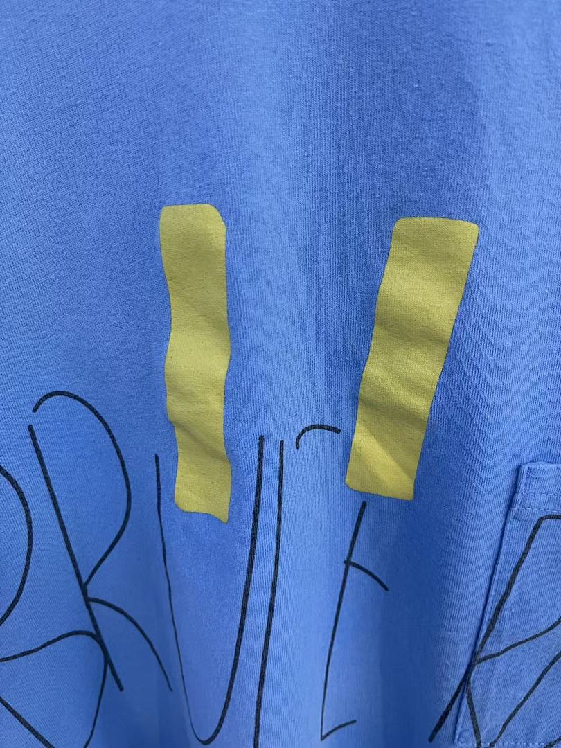 Play Hollywood Bruce Robinson Tape Print Distressed Cropped Tee