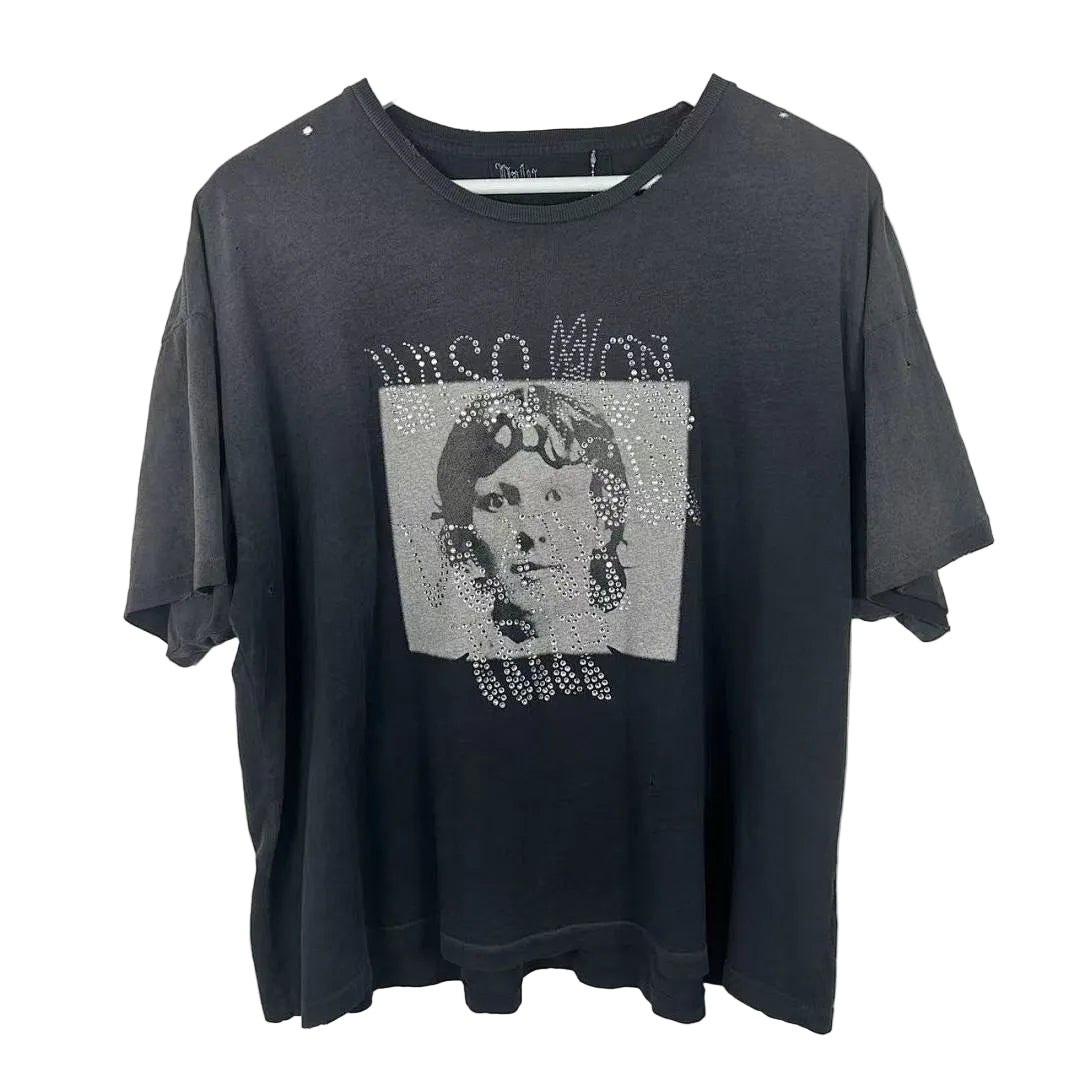 Play Hollywood Rhinestone Print Tee