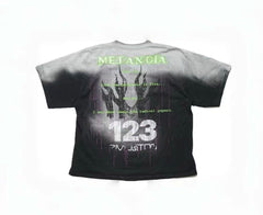 RRR123 Rivington Metanoia 123 Dark Cyber Graphic Oversized Tee