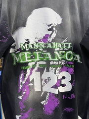 RRR123 Rivington Metanoia 123 Dark Cyber Graphic Oversized Tee