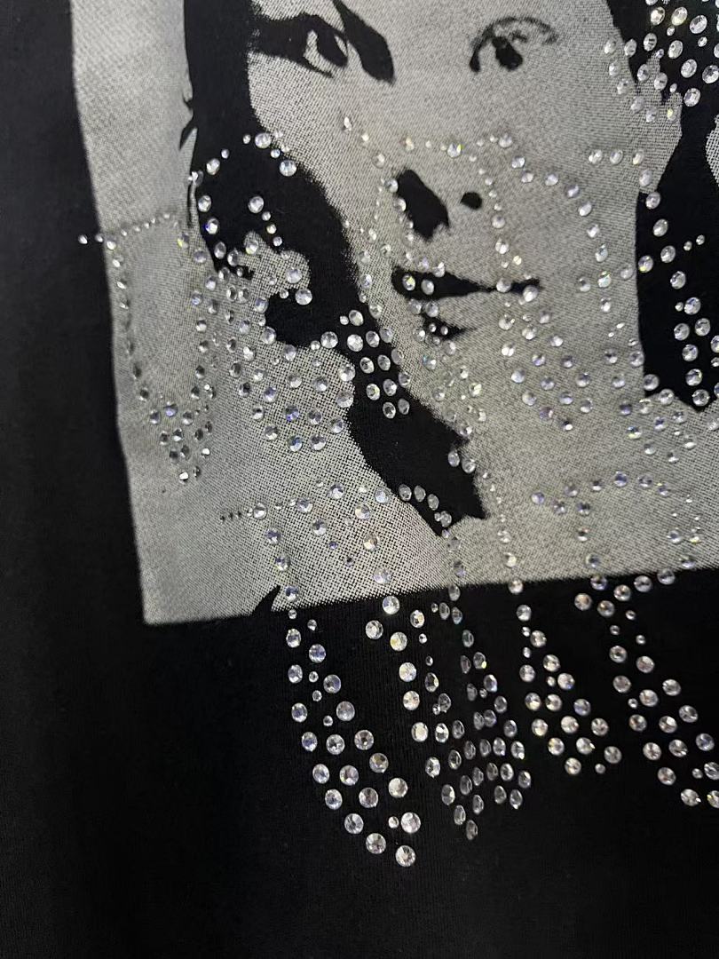 Play Hollywood Rhinestone Print Tee