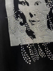 Play Hollywood Rhinestone Print Tee