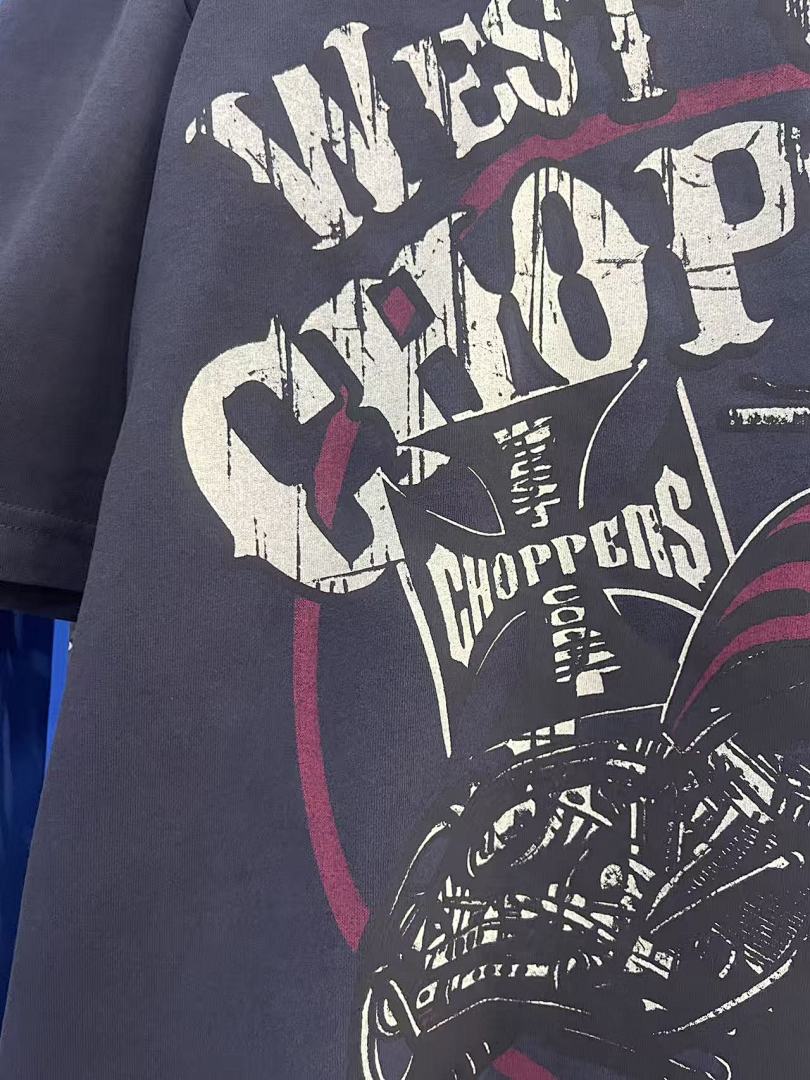 Play Hollywood West Coast Choppers El Diablo Vintage Biker Tee