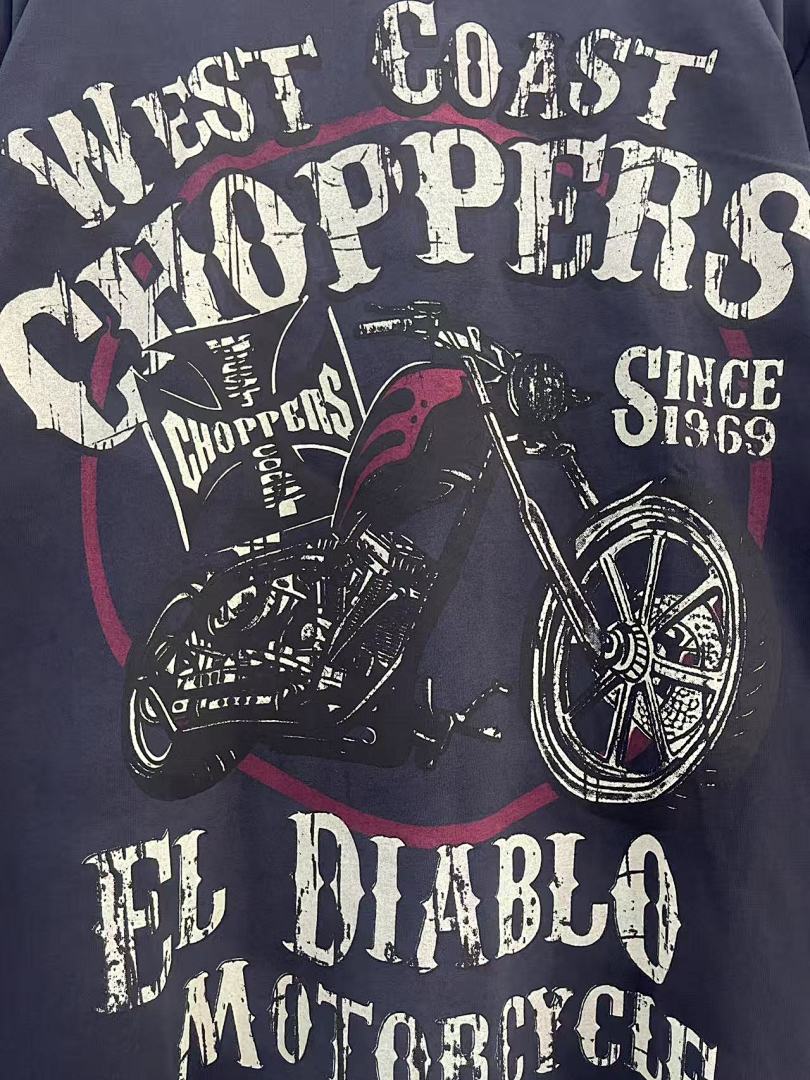 Play Hollywood West Coast Choppers El Diablo Vintage Biker Tee