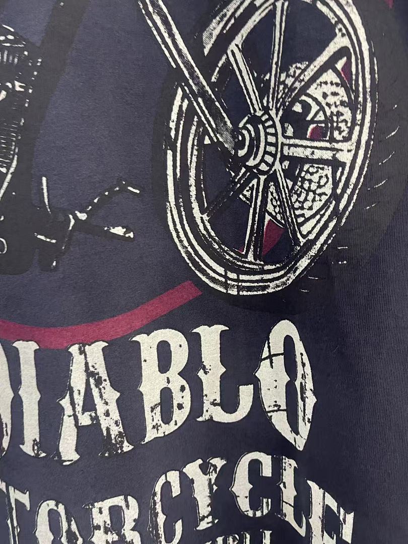 Play Hollywood West Coast Choppers El Diablo Vintage Biker Tee