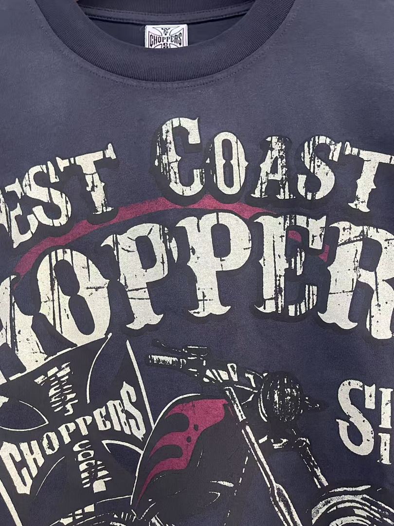 Play Hollywood West Coast Choppers El Diablo Vintage Biker Tee