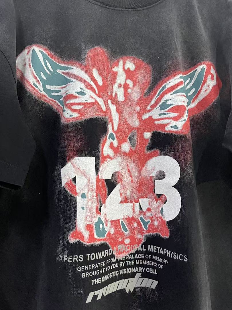 RRR123 Rivington In Times Like These 123 Red‑Wing Angel Graphic Tee