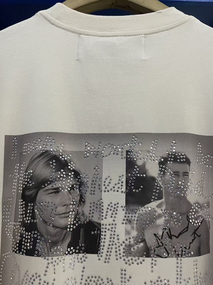 Play Hollywood Jan‑Michael Double‑Sided Print Distressed Tee