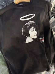 Play Hollywood Halo Portrait Print Tee