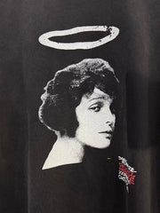 Play Hollywood Halo Portrait Print Tee