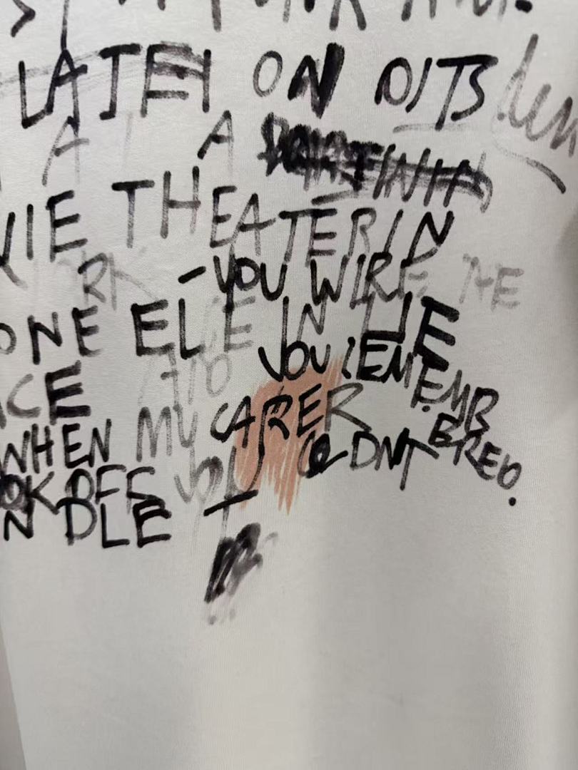 Play Hollywood Handwriting Print Tee
