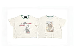 Play Hollywood Back To Life Print Cropped Tee