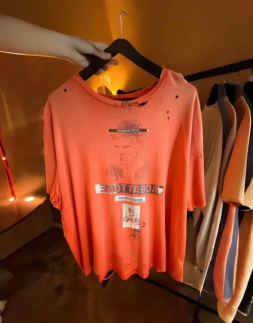 Play Hollywood Accattone Print Tee