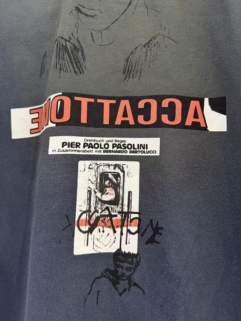 Play Hollywood Accattone Print Tee