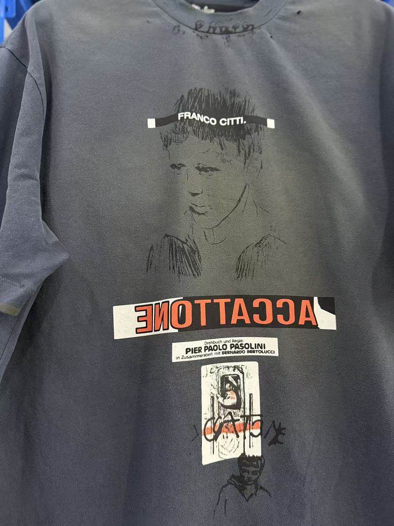 Play Hollywood Accattone Print Tee