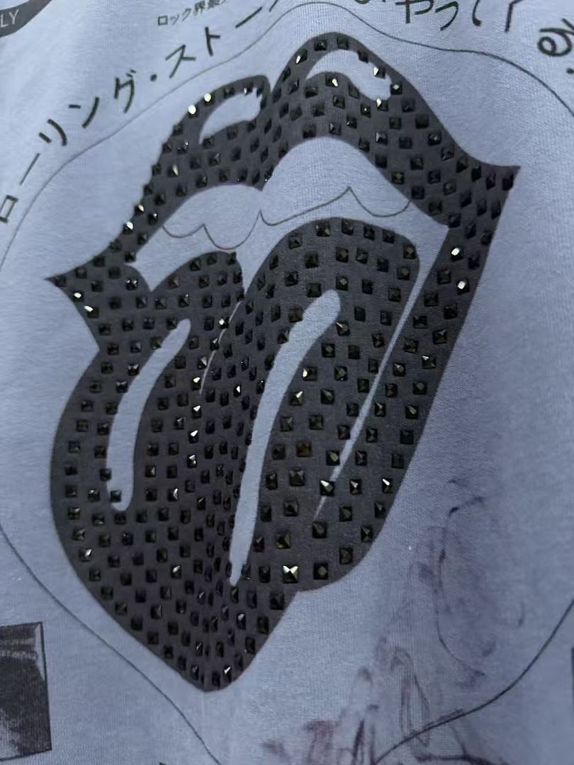 Play Hollywood Rolling Stones Tongue Print Tee