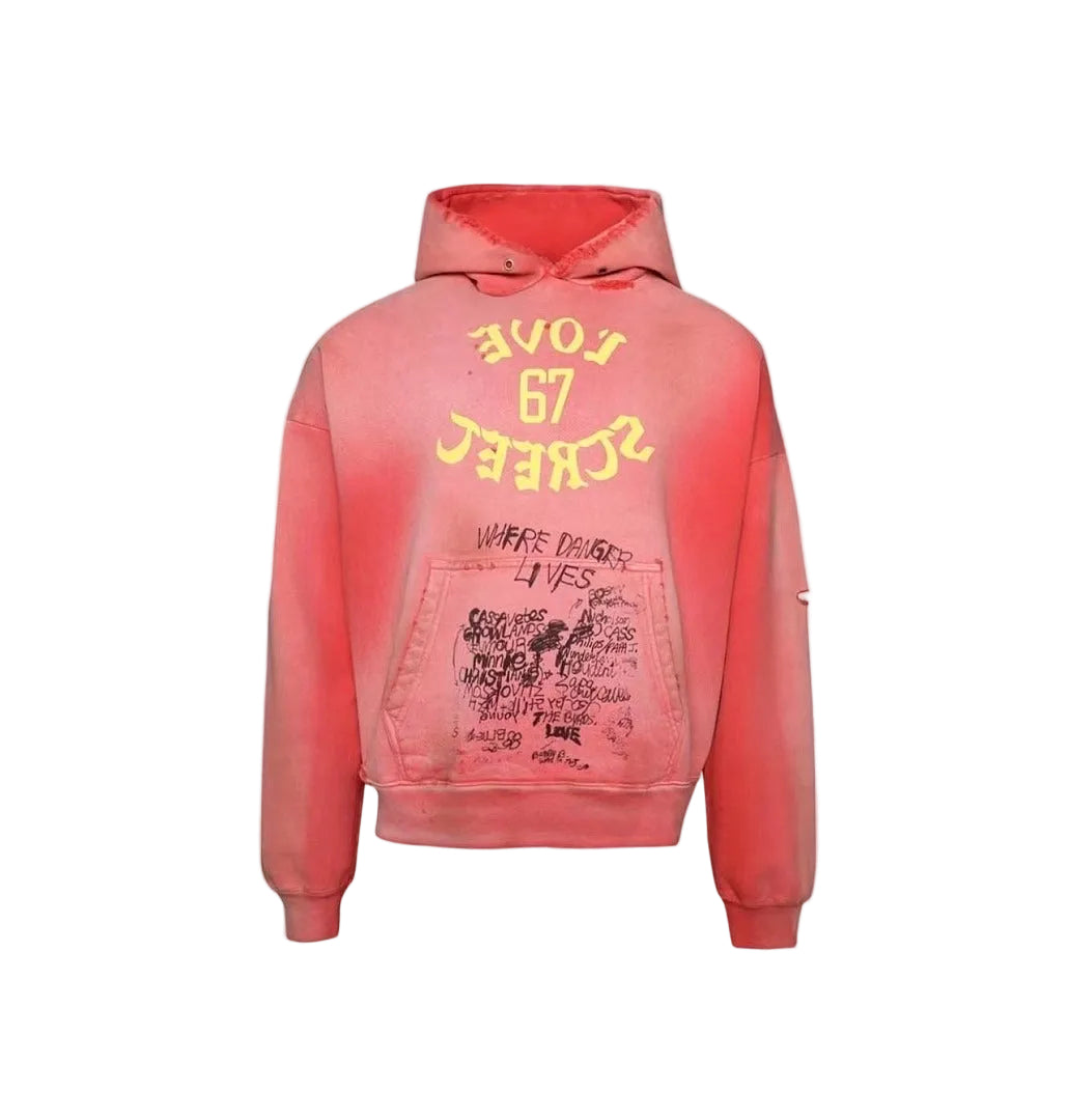 Play Hollywood Love 67 Graffiti Hoodie