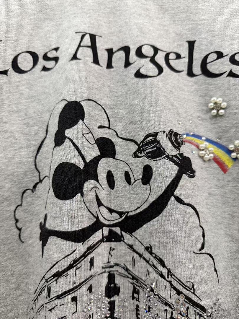 Play Hollywood Los Angeles Graphic Crewneck Sweatshirt