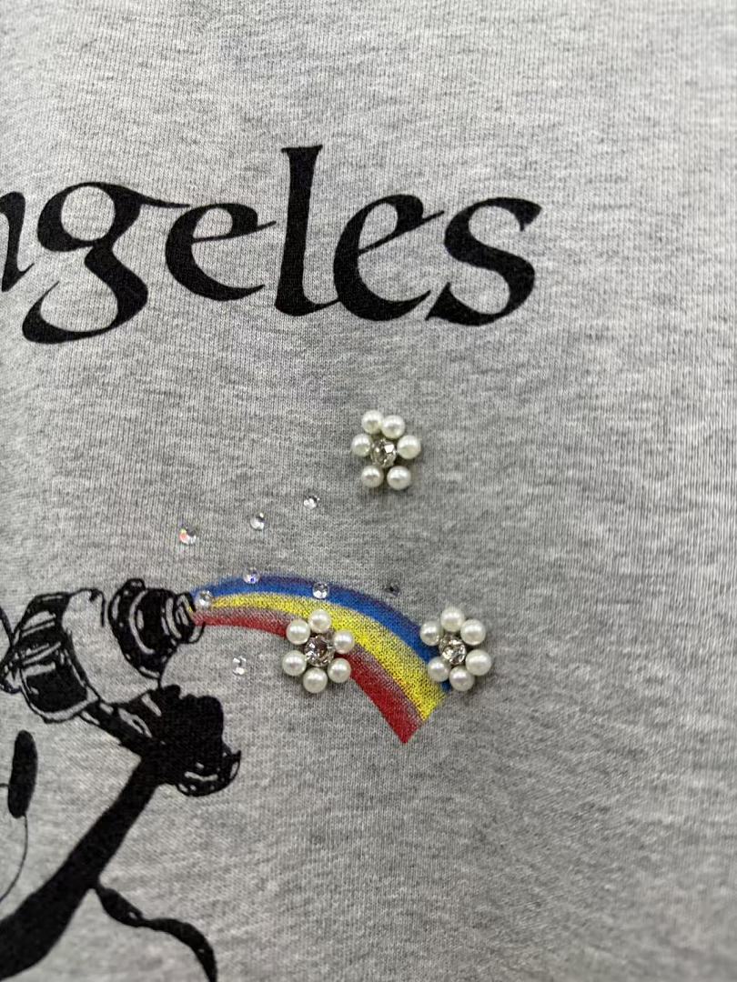 Play Hollywood Los Angeles Graphic Crewneck Sweatshirt