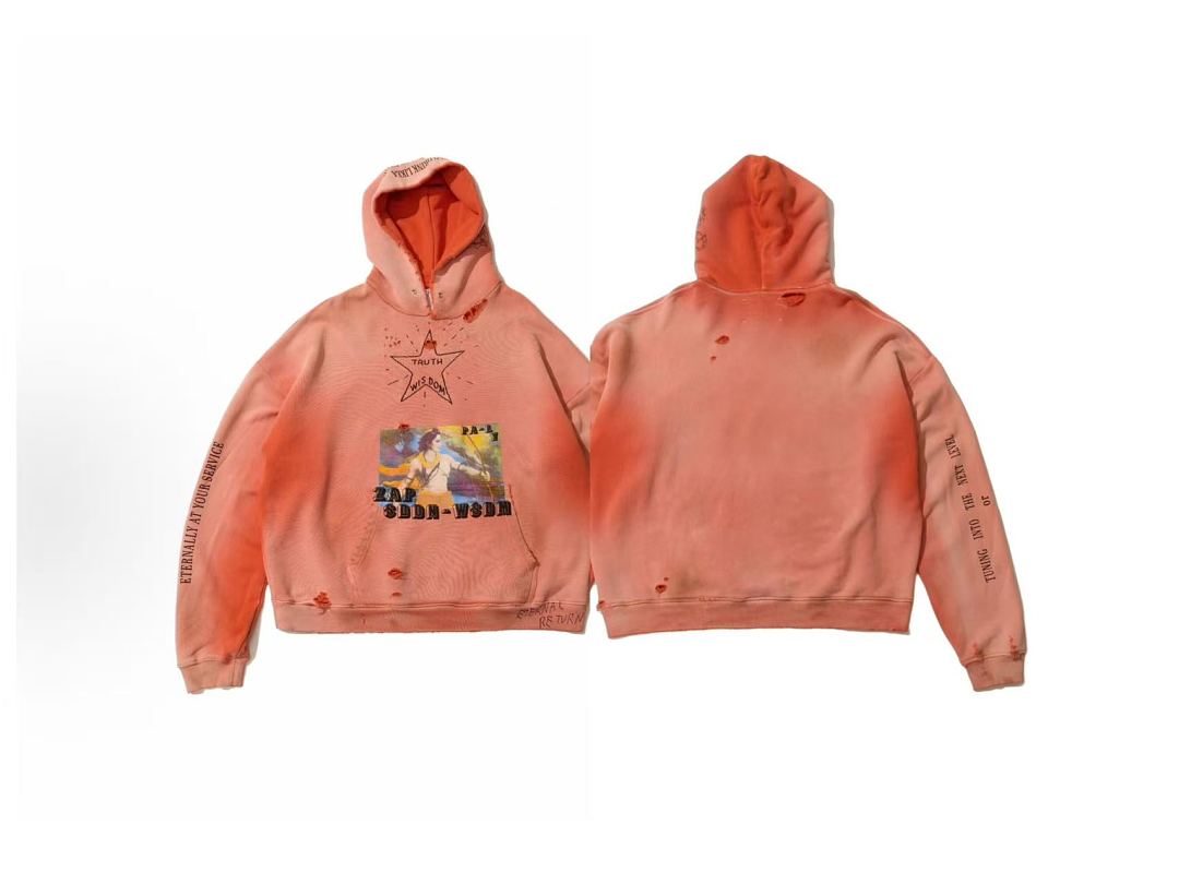 Play Hollywood Truth Star Art Print Hoodie