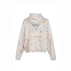 Play Hollywood Graffiti Print Hoodie