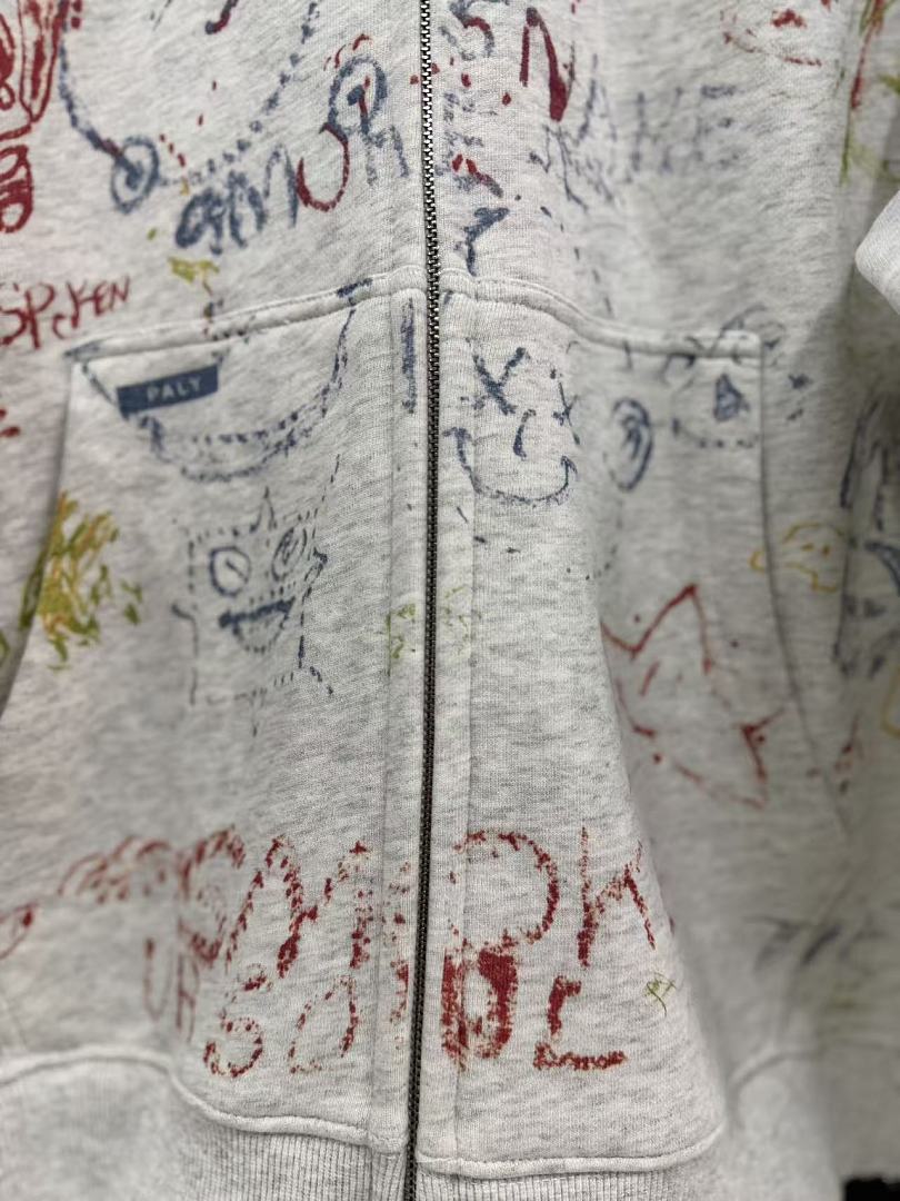 Play Hollywood Graffiti Print Hoodie