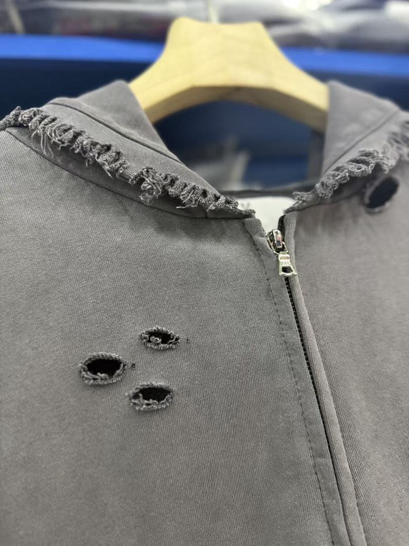 Play Hollywood Eastern Counties Zip‑Up Graffiti Hoodie