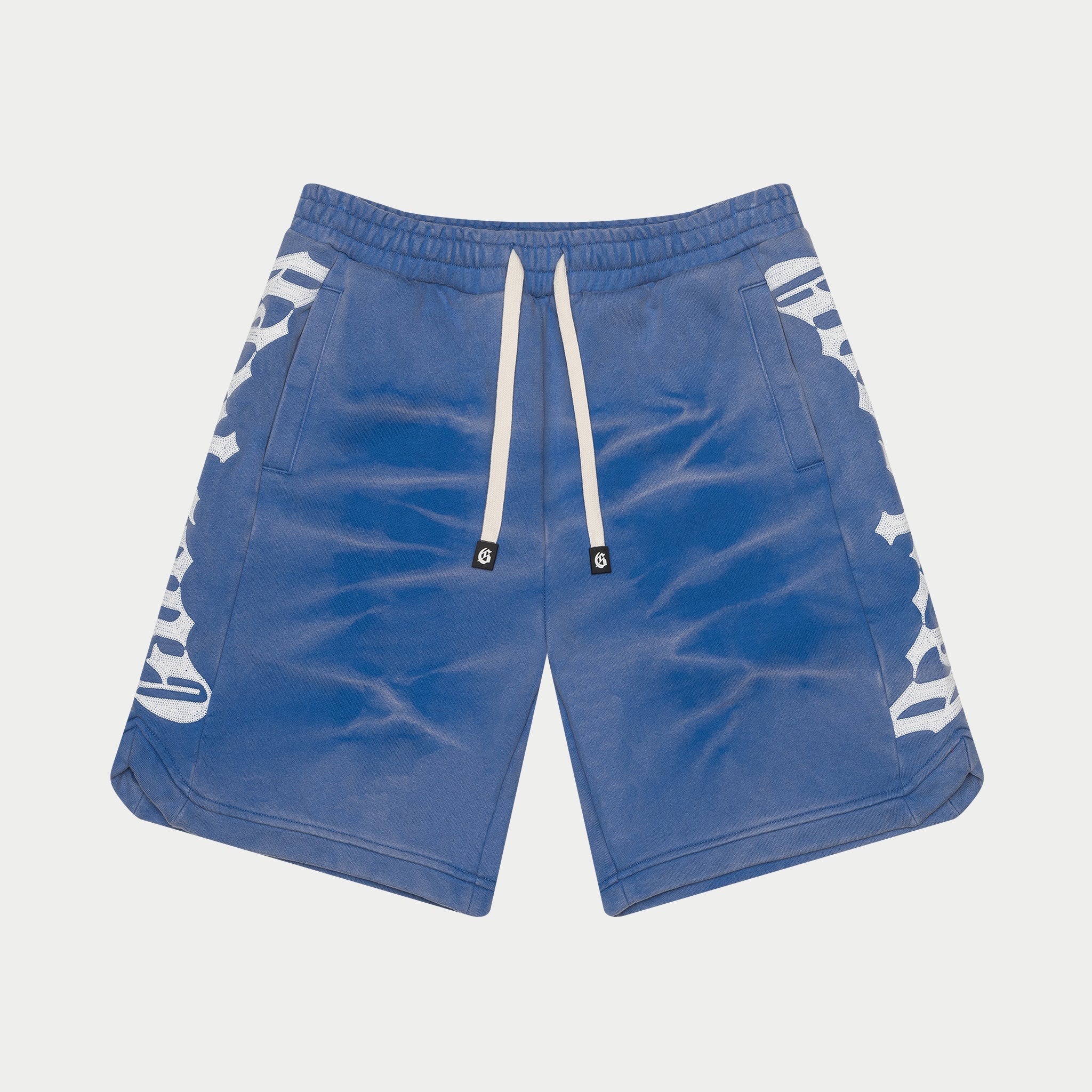 Courtside Shorts (Blue Tie Dye)