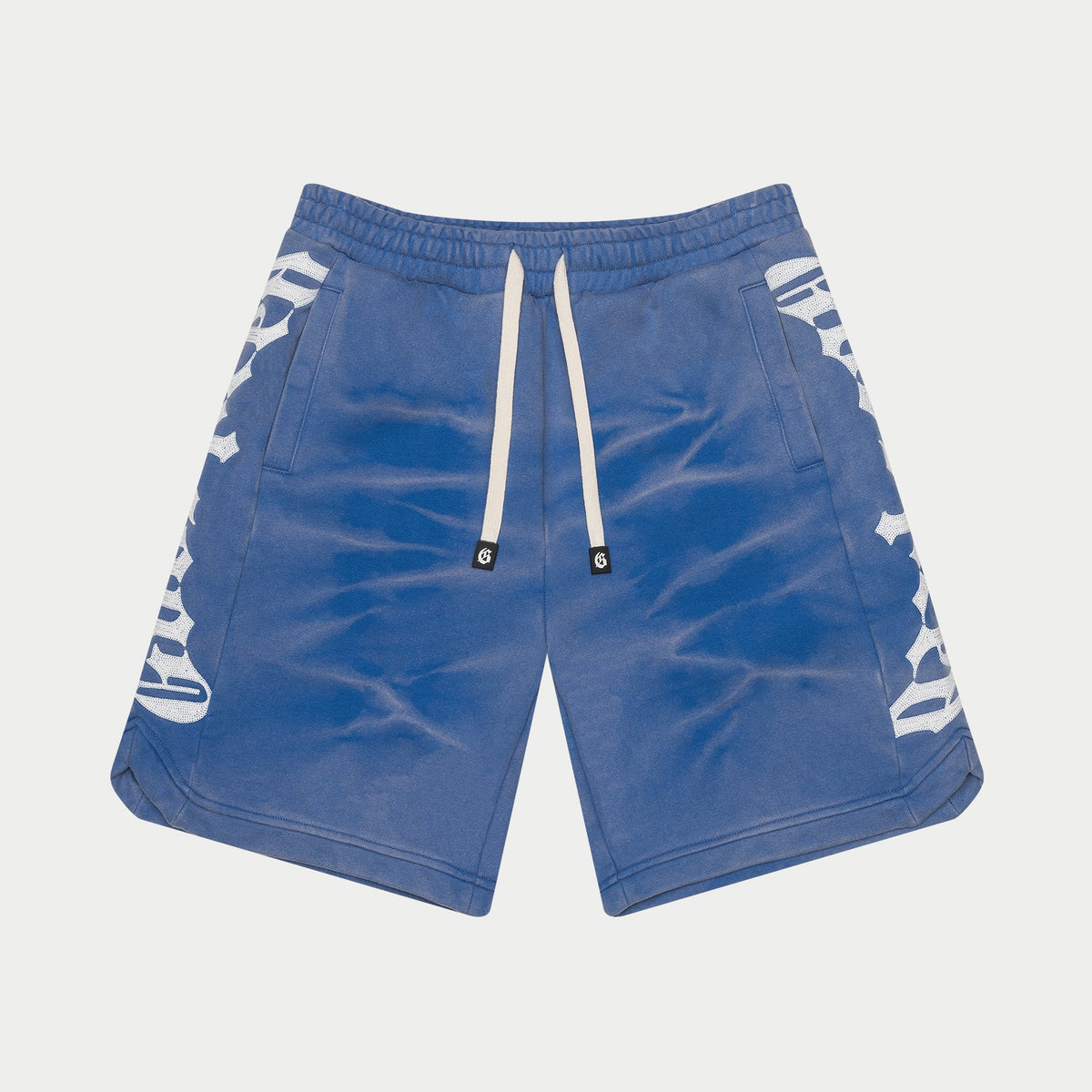 Courtside Shorts (Blue Tie Dye)