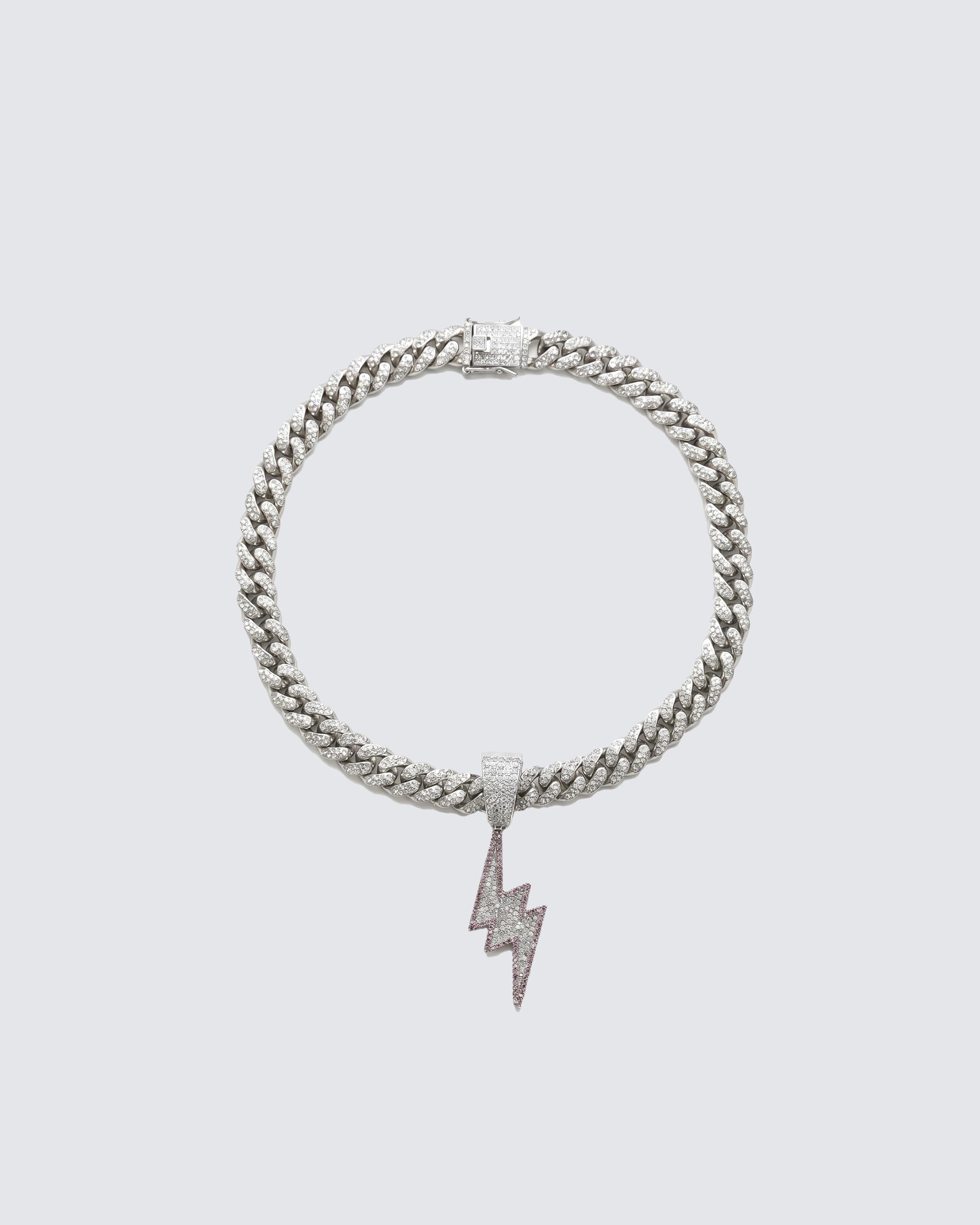 LIGHTNING Series | Pendant Cuban Chain Necklace